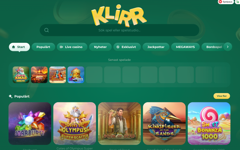 Slots hos Klirr